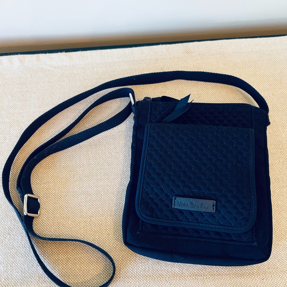 Vera Bradley Navy Quilted Crossbody Bag